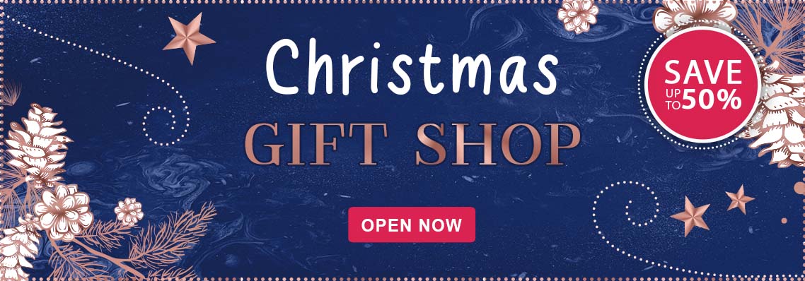 Christmas Gift Shop Now Open, save up to 50%